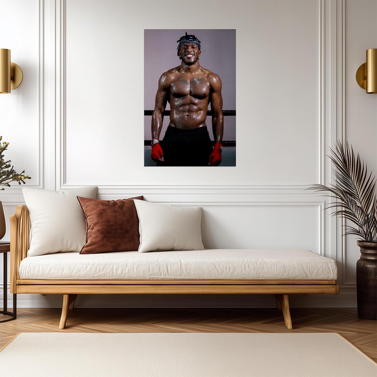 Ksi Poster | Boxer Wall Art - Sports Poster