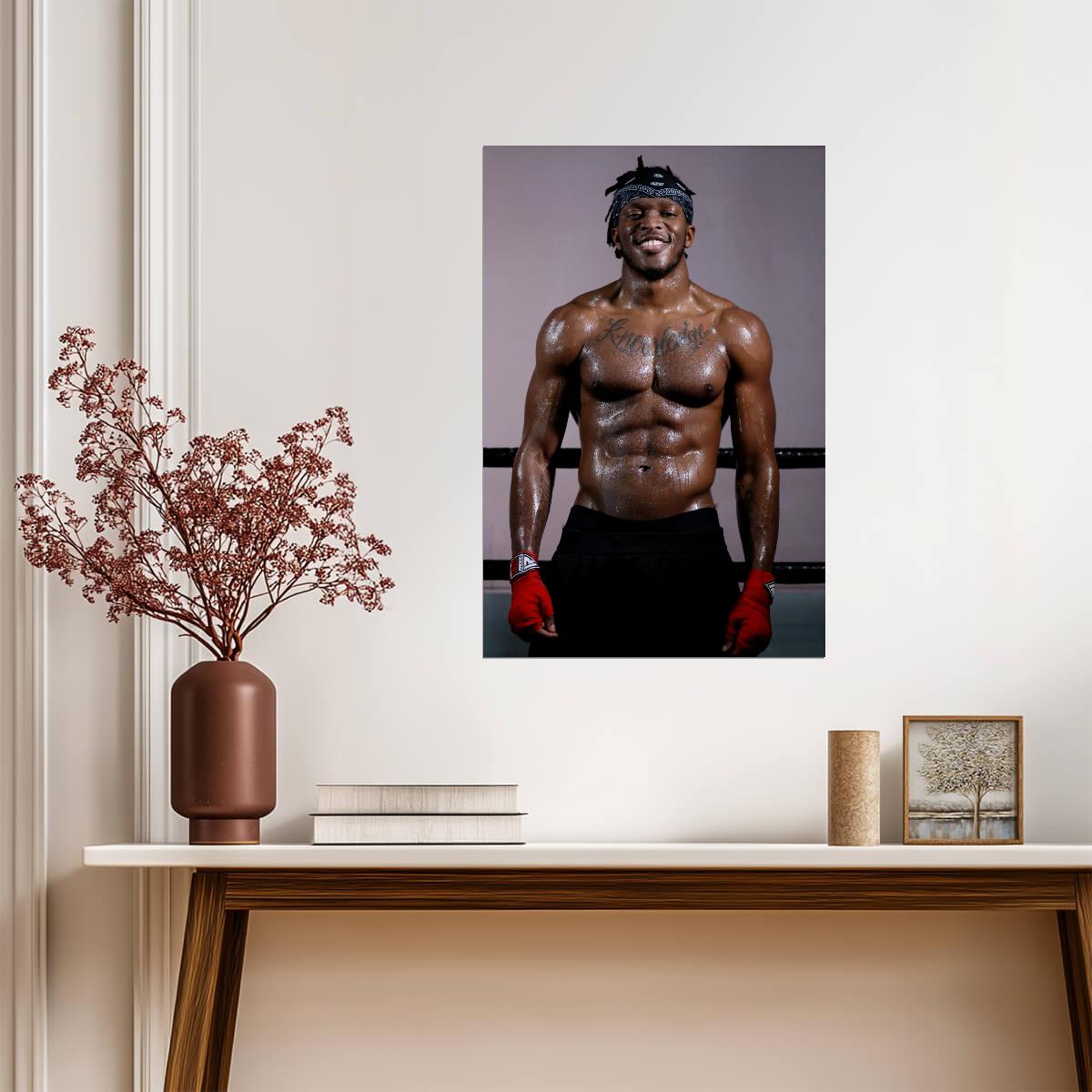 Ksi Poster | Boxer Wall Art - Sports Poster