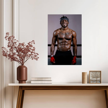 Ksi Poster | Boxer Wall Art - Sports Poster