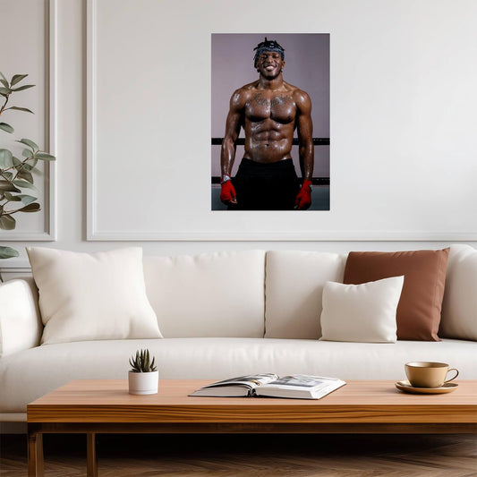 Ksi Poster | Boxer Wall Art - Sports Poster