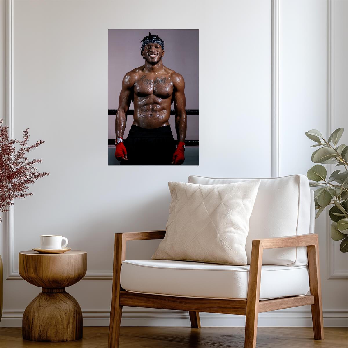 Ksi Poster | Boxer Wall Art - Sports Poster