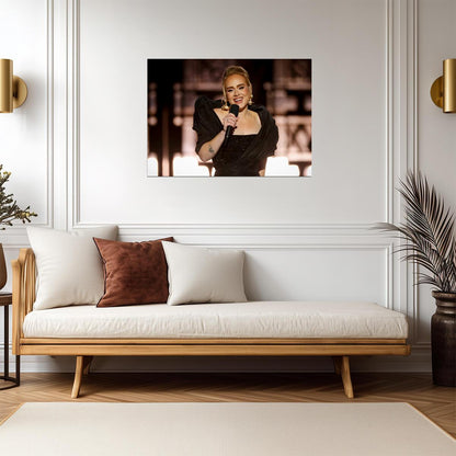 Adele Live Concert | Music Poster | Stage Performance Art - Music Poster