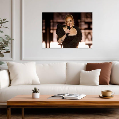 Adele Live Concert | Music Poster | Stage Performance Art - Music Poster