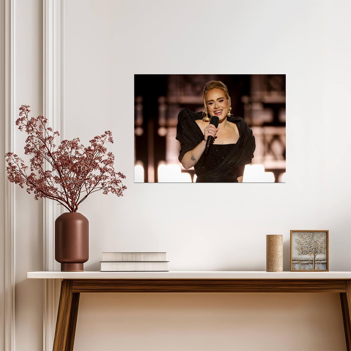 Adele Live Concert | Music Poster | Stage Performance Art - Music Poster
