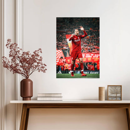 Virgil van Dijk Liverpool FC | Soccer Legend Poster | Gift for LFC Fan - Sports Poster