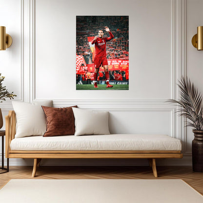 Virgil van Dijk Liverpool FC | Soccer Legend Poster | Gift for LFC Fan - Sports Poster