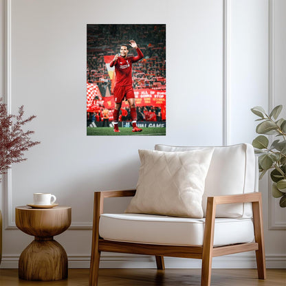 Virgil van Dijk Liverpool FC | Soccer Legend Poster | Gift for LFC Fan - Sports Poster