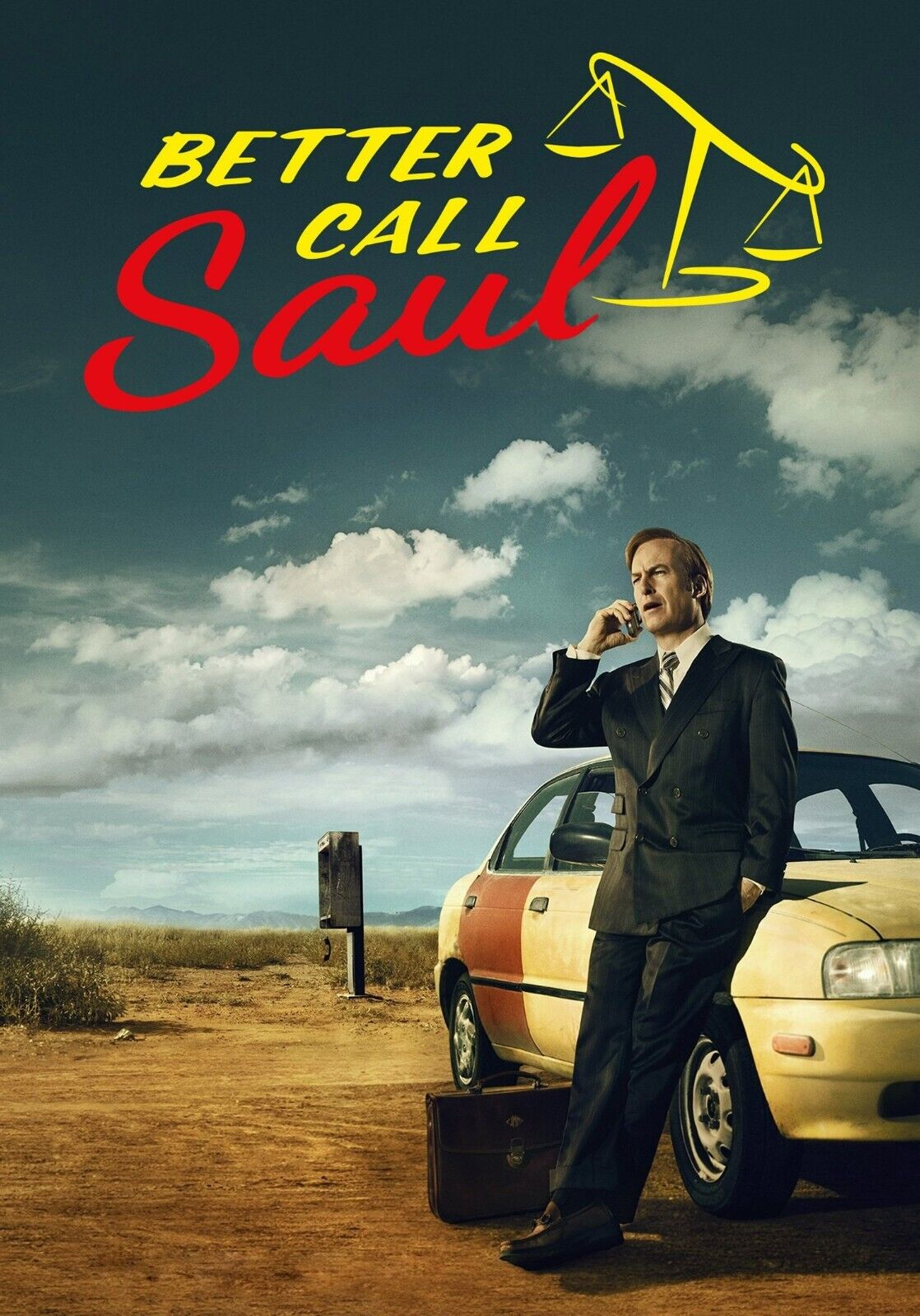 Better Call Saul Goodman | Desert Car Poster | TV Show Key Art - Movies & TV Poster