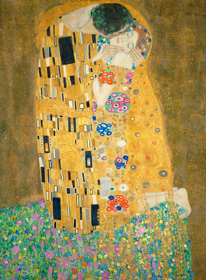 Gustav Klimt The Kiss | Classic Art Poster | Vintage Painting Print - Graphic & Art Poster