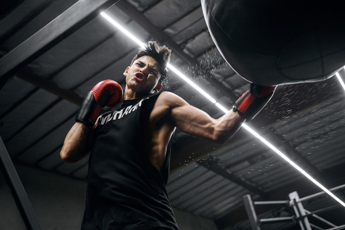 Ryan Garcia Heavy Bag Workout | Boxing Motivation Poster | Gym Wall Art for Fans - Sports Poster