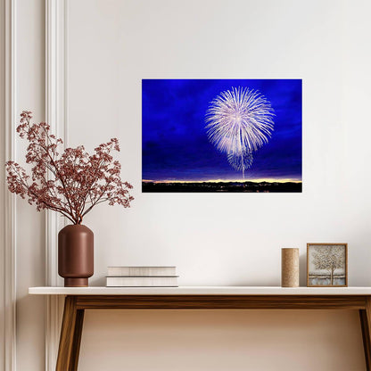 Fireworks | Vibrant Light Show | Holiday Poster - Photography Poster