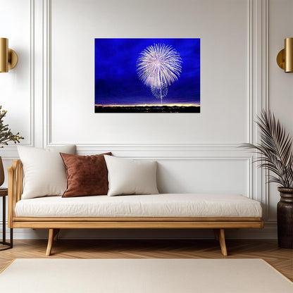 Fireworks | Vibrant Light Show | Holiday Poster - Photography Poster