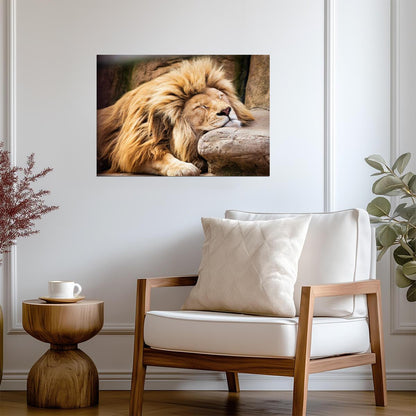 Lion Poster | Big Cat Wildlife Print - Photography Poster