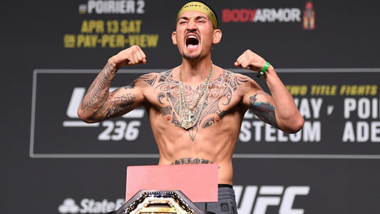 Max Holloway Intense UFC Weigh-In | MMA Fighter Poster | UFC Legend Wall Art - Sports Poster