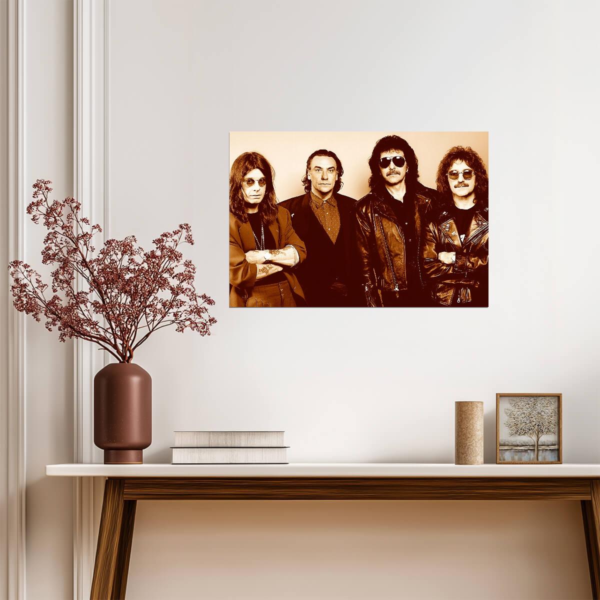 Black Sabbath | Classic Rock Print | Band Member Poster - Music Poster