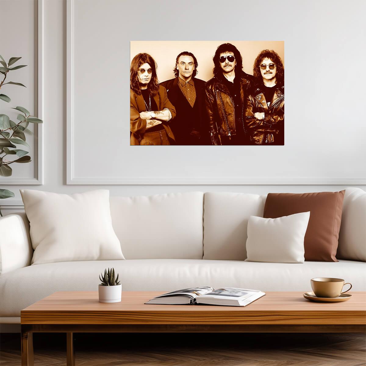 Black Sabbath | Classic Rock Print | Band Member Poster - Music Poster