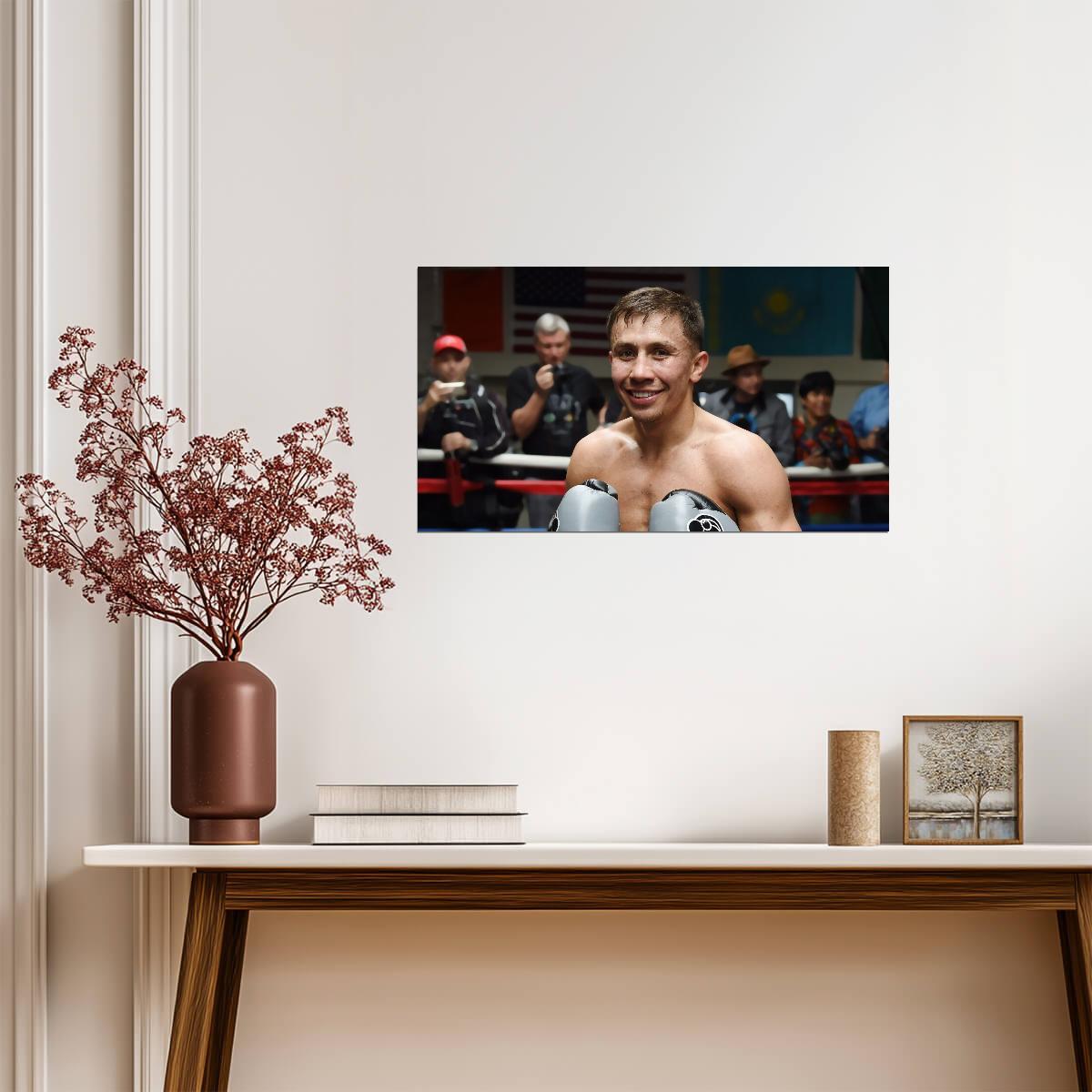 Gennady GGG Golovkin | Boxing Legend Poster | World Champion Wall Art - Sports Poster