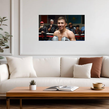 Gennady GGG Golovkin | Boxing Legend Poster | World Champion Wall Art - Sports Poster