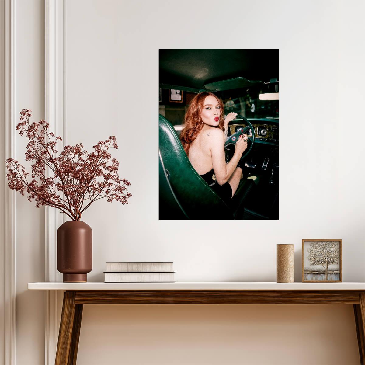 Lindsay Lohan Print | Actress Poster - Celebrities Poster