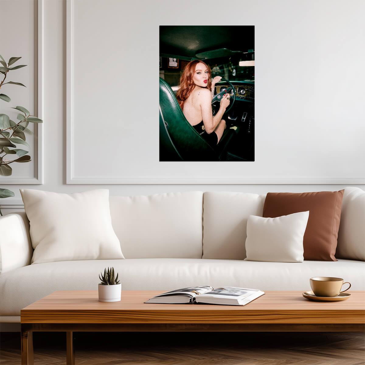 Lindsay Lohan Print | Actress Poster - Celebrities Poster