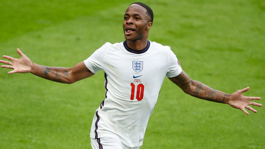 Raheem Sterling England Euro 2020 Goal Celebration | Soccer Poster | National Team Fan Gift - Sports Poster