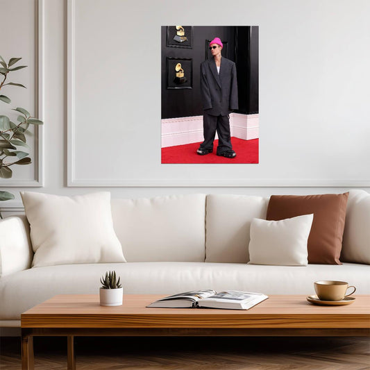 Justin Bieber Poster | Pop Music Art Print - Music Poster