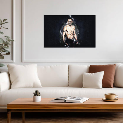 Tony Ferguson El Cucuy | UFC MMA Fighter Poster | Combat Sports Legend Art - Sports Poster