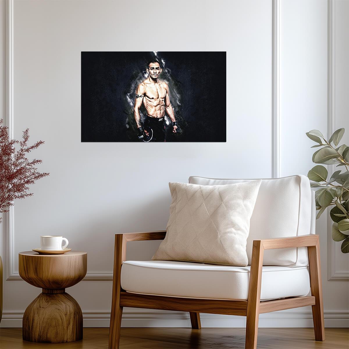 Tony Ferguson El Cucuy | UFC MMA Fighter Poster | Combat Sports Legend Art - Sports Poster
