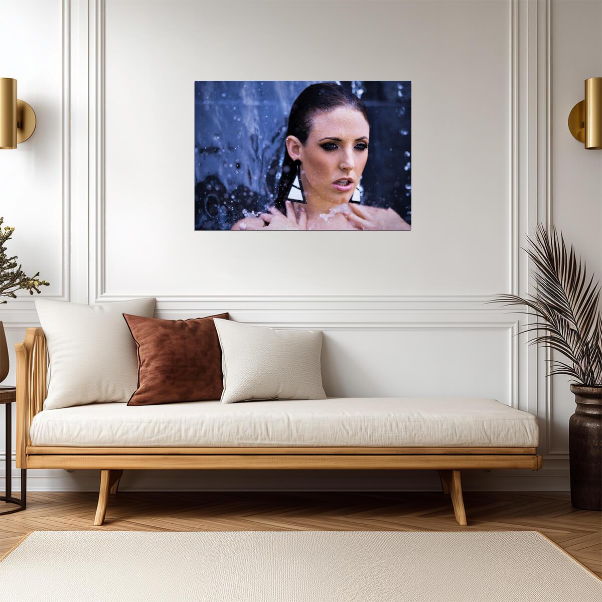 Angela White | Celebrity Portrait | Modern Wall Poster - Celebrities Poster