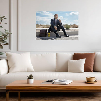 Better Call Saul Goodman Eating Ice Cream | TV Show Poster | Worlds Best Lawyer Mug - Movies & TV Poster