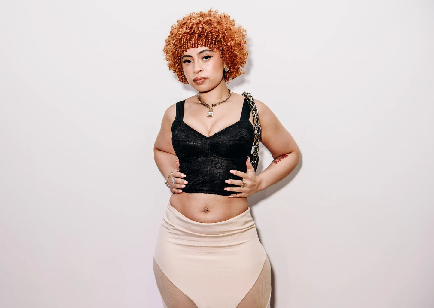 Ice Spice | Curly Hair Style | Star Poster - Music Poster