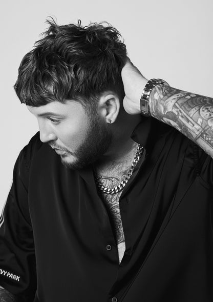 James Arthur | Black and White Print | Musician Poster - Music Poster