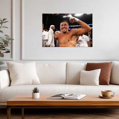 Gennady GGG Golovkin Victory Celebration | Professional Boxing Poster | Combat Sports Legend Photo - Sports Poster