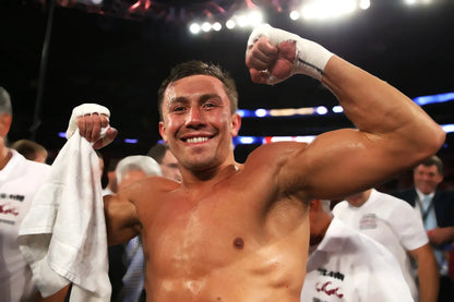 Gennady GGG Golovkin Victory Celebration | Professional Boxing Poster | Combat Sports Legend Photo - Sports Poster