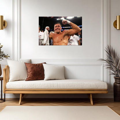 Gennady GGG Golovkin Victory Celebration | Professional Boxing Poster | Combat Sports Legend Photo - Sports Poster