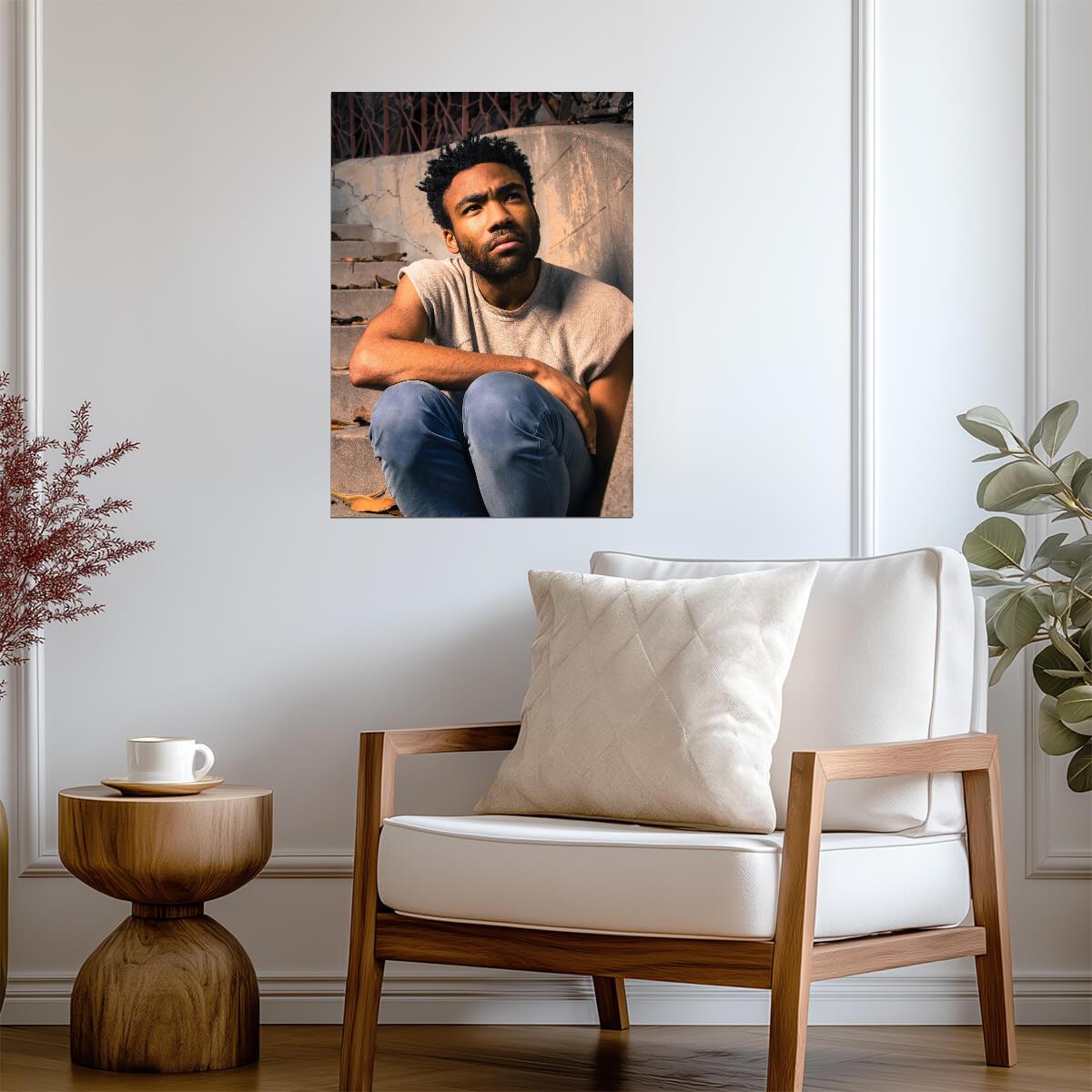 Donald Glover | Warm Tone Portrait | Celebrity Poster - Celebrities Poster