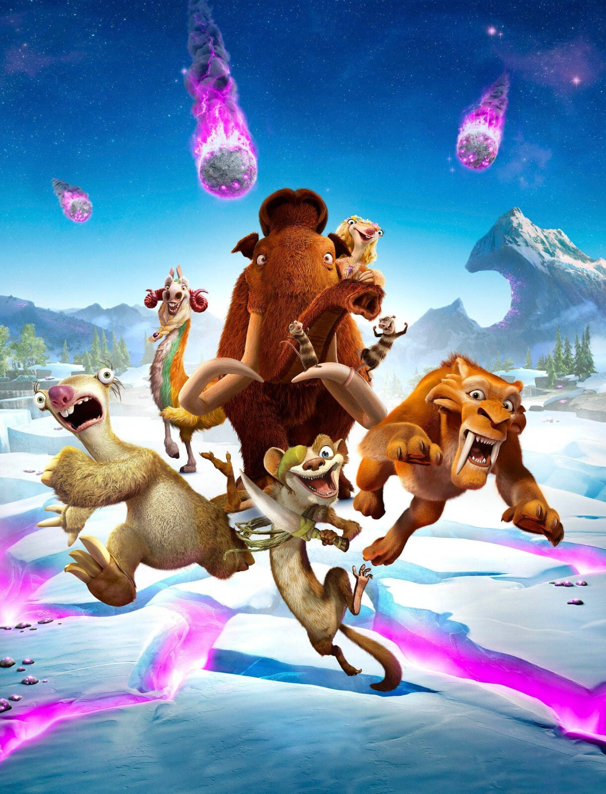 Ice Age | Vibrant Animation | Kids Wall Poster - Movies & TV Poster