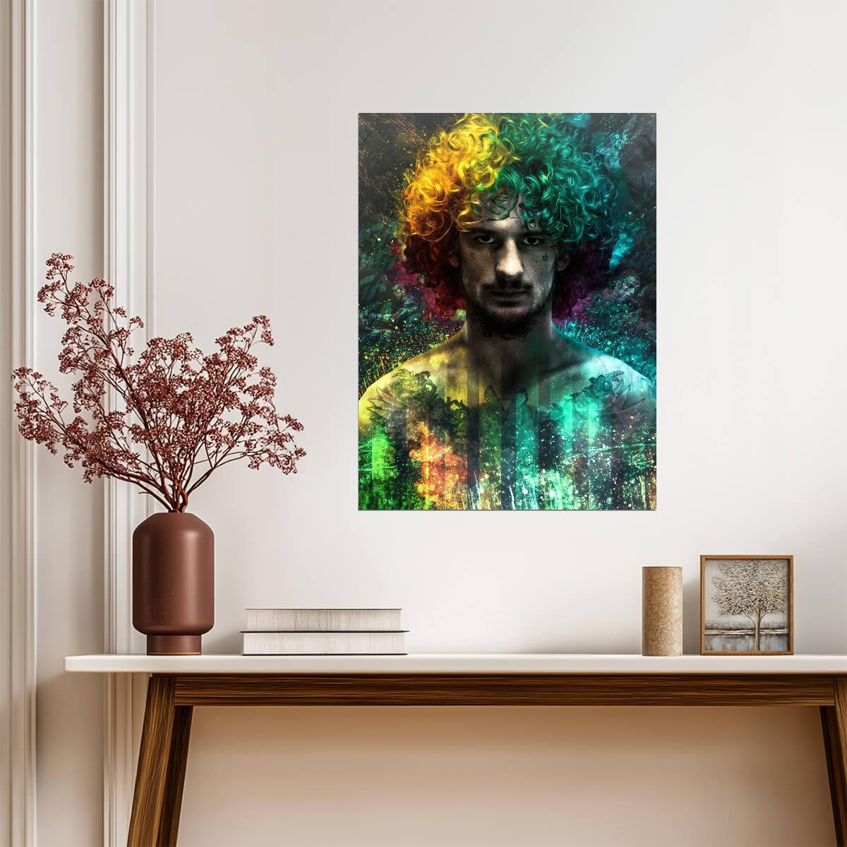 Sean Suga O'Malley UFC Champion | MMA Poster | Colorful Artistic Portrait - Sports Poster