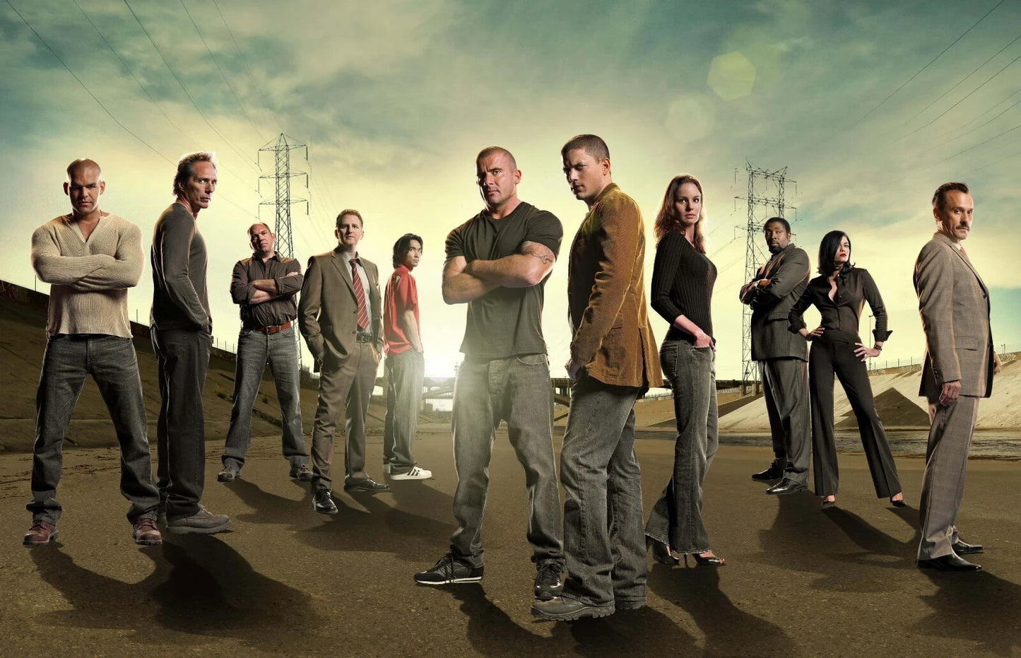 Prison Break Cast | Michael Scofield & Lincoln Burrows | TV Show Poster - Movies & TV Poster