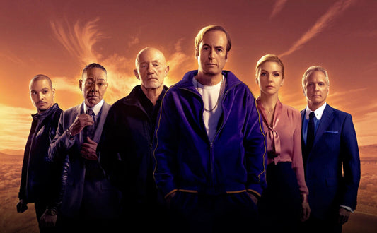 Better Call Saul Cast Poster | Main Characters Wall Art | Warm Tone TV Show Print - Movies & TV Poster