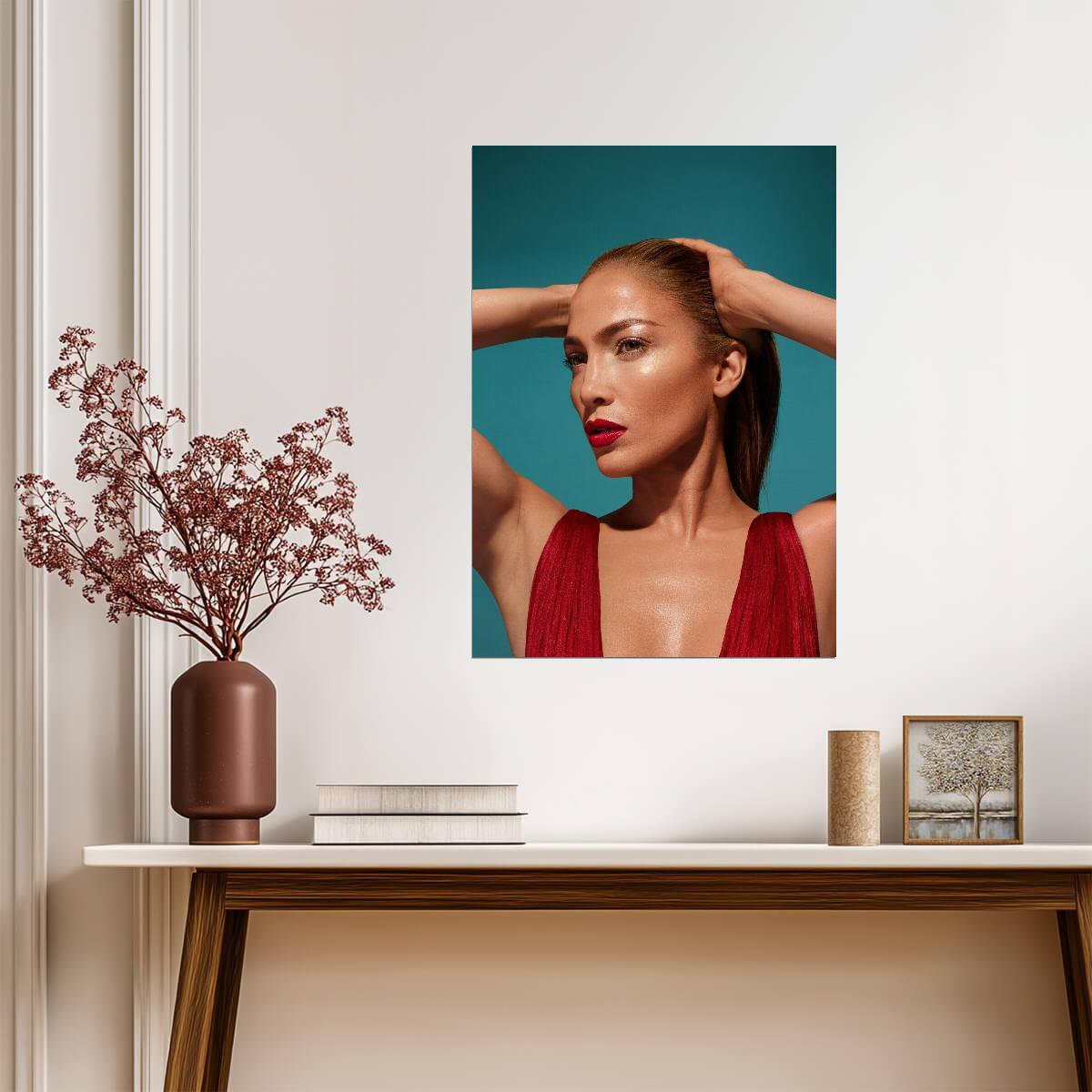 Jennifer Lopez | Vibrant Music Art | Singer Poster - Music Poster