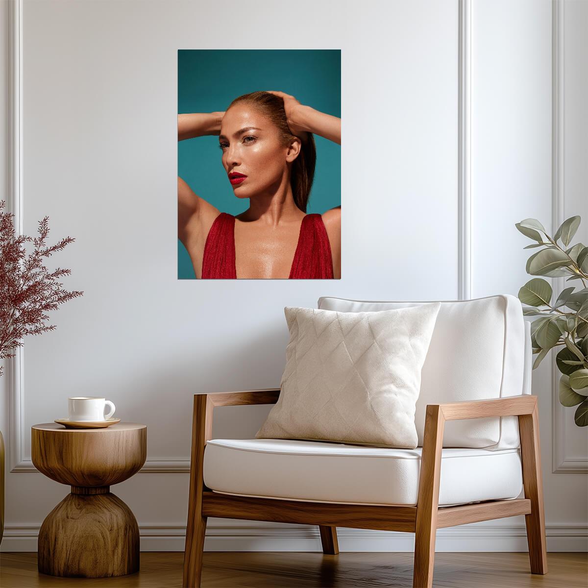 Jennifer Lopez | Vibrant Music Art | Singer Poster - Music Poster