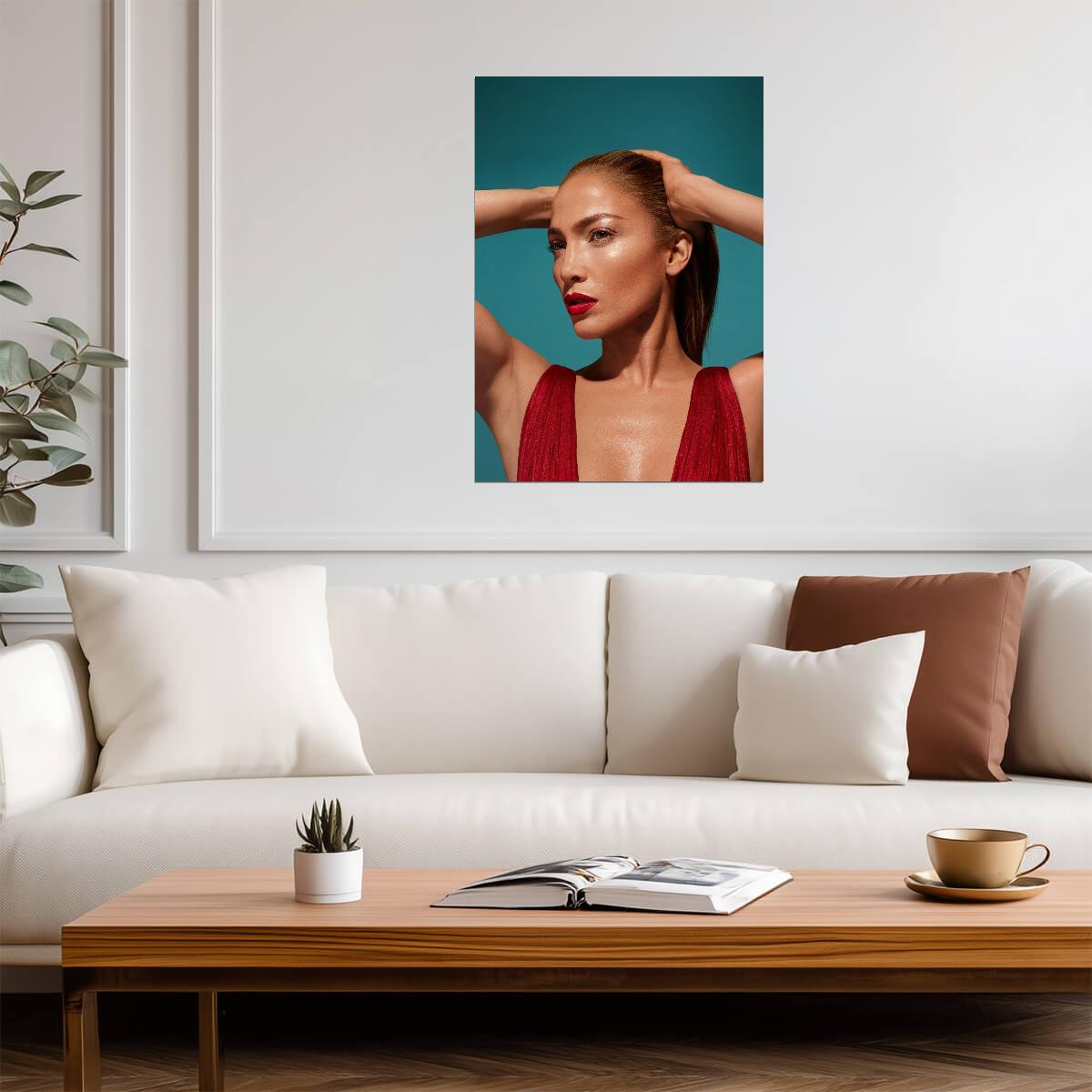 Jennifer Lopez | Vibrant Music Art | Singer Poster - Music Poster