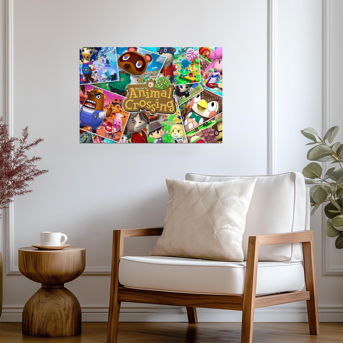 Animal Crossing New Leaf | Character Collage Poster | Nintendo 3DS Game Art - Video Games Poster