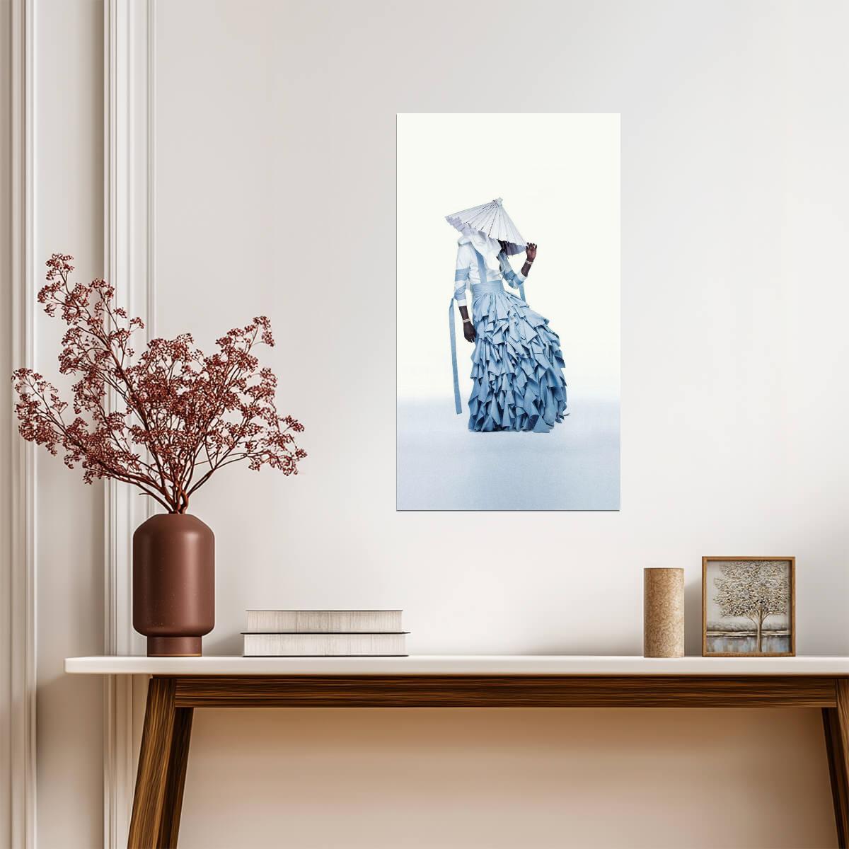 Young Thug Jeffery Album Cover | Blue Dress Outfit | Hip Hop Music Poster - Music Poster
