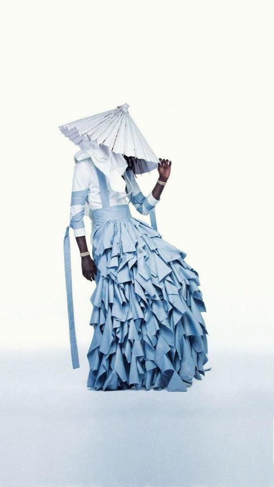 Young Thug Jeffery Album Cover | Blue Dress Outfit | Hip Hop Music Poster - Music Poster
