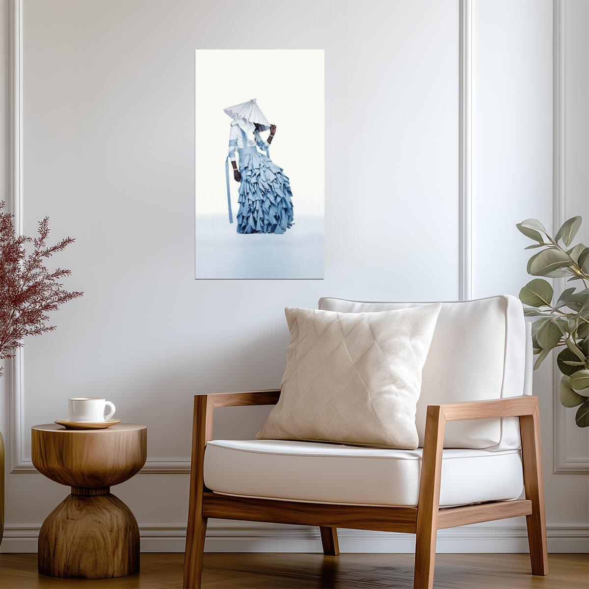 Young Thug Jeffery Album Cover | Blue Dress Outfit | Hip Hop Music Poster - Music Poster