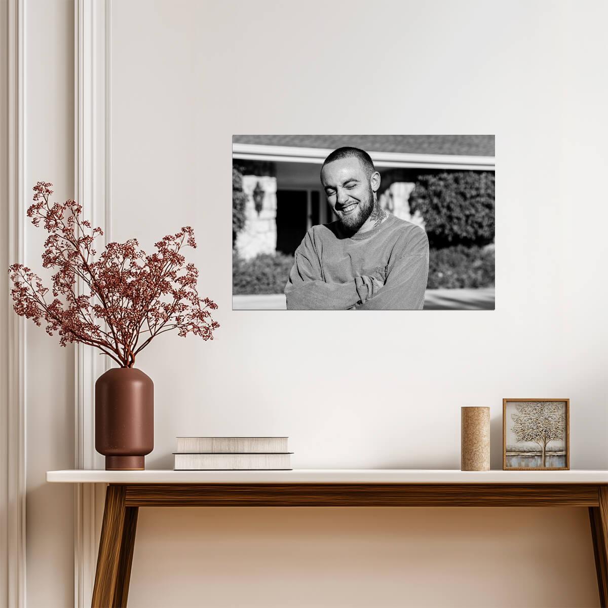 Mac Miller Wall Art | American Rapper Poster - Music Poster