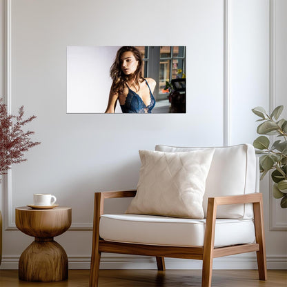 Emily Ratajkowski Fashion Model | Celebrity Poster | Sexy Lingerie Wall Art - Celebrities Poster
