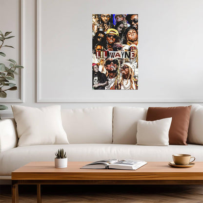 Lil Wayne Poster | Graphic Art Rap Print - Music Poster